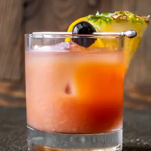 The Bermuda Rum Swizzle: Island Punch Energy in a Frosted Glass